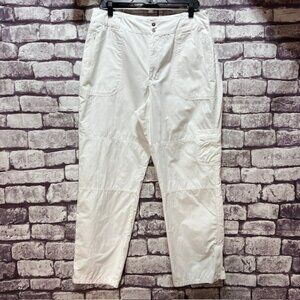 Chico's White Cargo Pants Size XL